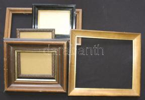6db klf méretű üveges és üveg nélküli képkeret