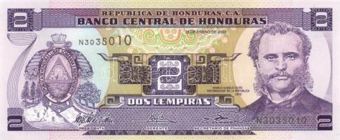 Honduras 2003-2006. 1L (8x) + 2L (9x) közöttük közeli sorszámúak is T:I
Honduras 2003-2006. 1 Lempir...