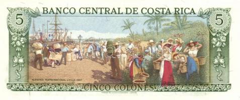 Costa Rica 1986. 5C + 1989. 5C T:I
Costa Rica 1986. 5 Colones + 1989. 5 Colones C:Unc