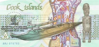 Cook-szigetek 1992. 3$ emlékkiadás T:I Cook Islands 1988. 3 Dollars commemorative issue C:Unc