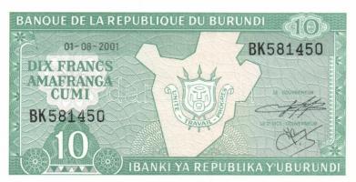 Burundi 1997-2007. 8db modern bankjegy T:I
Burundi 1997-2007. eight modern banknotes C:Unc