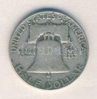 USA 1953. 1/2$ Ag "Franklin" T:3 USA 1953. 1/2 Dollar Ag "Franklin" T:F