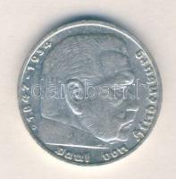 Német 3. Birodalom 1937D 5M Ag "Hindenburg" T:2-
German Third Reich 1937D 5 Marks Ag &quot...