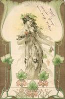 Art Nouveau Emb. litho