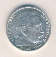 Német 3. Birodalom 1939A 5M Ag "Hindenburg" T:2
German Third Reich 1939A 5 Marks Ag "...