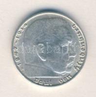 Német 3. Birodalom 1938D 2M Ag "Hindenburg" T:2-
German Third Reich 1938D 2 Marks Ag &quot...