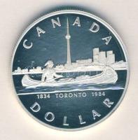 Kanada 1984. 1$ Ag "Toronto" T:PP Canada 1984. 1 Dollar Ag "Toronto" C:PP