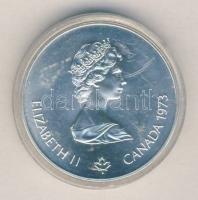 Kanada 1973. 5$ Ag "Montreali olimpia - Észak-Amerika térképe" T:1
Canada 1973. 5 Dollars ...