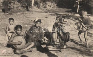 Musician kids, Tonkin, folklore