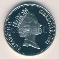 Gibraltár 1992. 2,8Ecu 2Ł "Lovag lóháton" T:BU
Gibraltar 1992. 2,8 Ecus 2 Pounds "Kni...