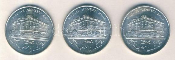 1993. 200Ft Ag "MNB" (3x) T:2