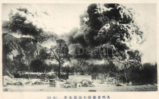 (Japanese forest on fire)