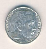 Német 3. Birodalom 1937A 2M Ag "Hindenburg" T:2-
German Third Reich 1937A 2 Marks Ag &quot...