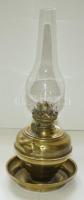 Kis réz petróleum lámpa 29cm magas