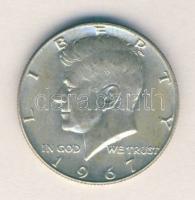 USA 1967. 1/2$ Ag "Kennedy" T:2-
USA 1967. 1/2 Dollar Ag "Kennedy" C:VF