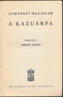 Sommerset Maugham: A  kazuárfa. Athenaeum. 192p.