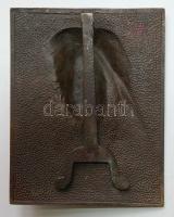 Fájdalmas Szűzanya réz dombormű 12x16cm