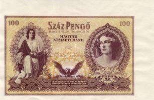 1943. "Szálasi" 100P jobb felső ívszéllel! T:I RR!!