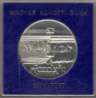 1972. "Budapest" 100Ft ezüst eredeti plasztiktokban T:BU