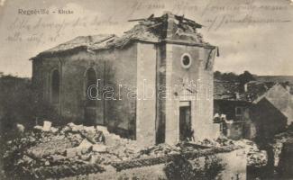 Regnéville church war damaged
