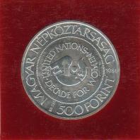 1984. "Nők éve" 500Ft ezüst eredeti plasztik csomagolásban T:BU