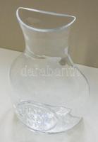 Fél boros üveg peremhibával 20cm magas