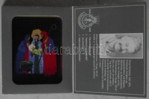 Stein Davidsen: Festett porcelán ikon eredeti dobozában /  Porsgrung chinaware icon in original box ...