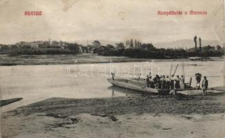 Alvinc ferry on the river Maros