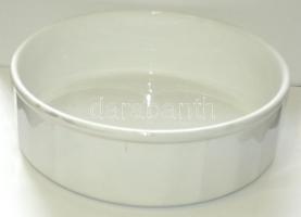 Régi nagyméretű porcelán mosdótál szolid aranyozással díszítve, hozzávaló kancsóval apró lepattogzás...