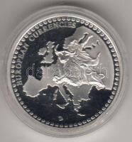 Ausztria 2001. "Búcsú a schillingtől" dekoratív  emlékérem díszdobozban tanúsítvánnyal, ez...