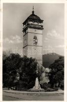 Rozsnyó Andrássy statue, city tower, irredenta propaganda