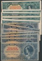 1946. 10.000MP (10x) + 100.000MP (9x) T:II,II-,III