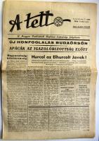 1946 A Tett a Magyar Partizánok Bajtársi Szövetségének lapja érdekes hírekkel