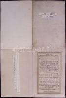 Lechner Szerednye és környéke vászon katonai térkép / Military plan on canvas 50x40 cm