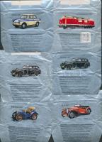 23 db autós és vonatos csokipapír