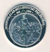 DN "A magyar nemzet pénzérméi - Honfoglalás Millenniumi emlékpénz" Ag (0,999) emlékérem (10,37g) T:PP tanúsítvánnyal!