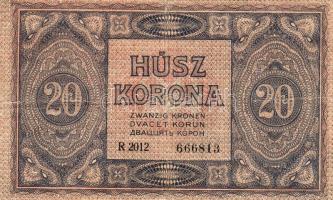 1919. 20K II.kiadás T:III/IV