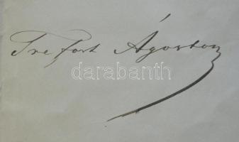 1881 Magyar nyelvű kinevezési okirat és adománylevél Néger Ágoston részére kerci címzetes apátnak Fe...