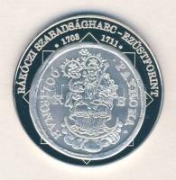 DN "A magyar nemzet pénzérméi - Rákóczi szabadságharc ezüstforint 1703-1711." Ag (0,999) emlékérem (10,37g) T:PP tanúsítvánnyal!