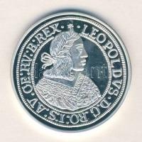 Magyar tallérok utánveretben "I.Lipót tallérja 1662." Ag (0,999) 20g T:PP Tanúsítvánnyal, ...