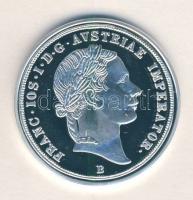 Magyar tallérok utánveretben "Ferenc József ifjúkori tallérja 1853." Ag (0,999) 20g T:PP T...