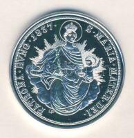 Magyar tallérok utánveretben "V.Ferdinánd tallérja 1837." Ag (0,999) 20g T:PP Tanúsítvánnyal, csak 2000db!
