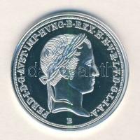 Magyar tallérok utánveretben "V.Ferdinánd tallérja 1837." Ag (0,999) 20g T:PP Tanúsítvánny...