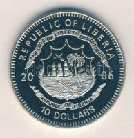 Libéria 2006. 10$ "Szabadság pillanatai-Huszita felkelés 1419." multicolor T:PP Tanúsítvánnyal Liberia 2006. 10 Dollars "Moments of Freedom/Hussite rebellion 1419." multicolor C:PP