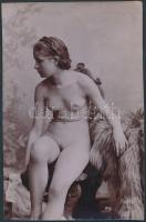 cca 1910 Régi erotikus fotó / vintage erotic photo 10x13 cm