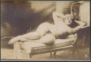 cca 1910 Régi erotikus fotó / vintage erotic photo 11x8 cm