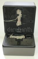 Philips 381 típusú jó állapotú lemezjátszó 2db hangszóróval és 22db klf bakelit lemezzel