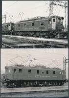 3db régi fotó svájci villanymozdonyokról