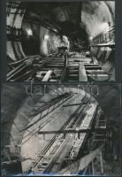 5db klf méretű fotó a metró építéséről