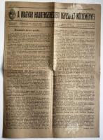 1943 A Magyar Haditengerészeti Egyesület közleményei c. folyóirat egy száma